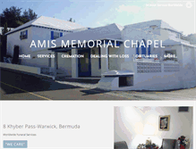 Tablet Screenshot of amismemorial.com